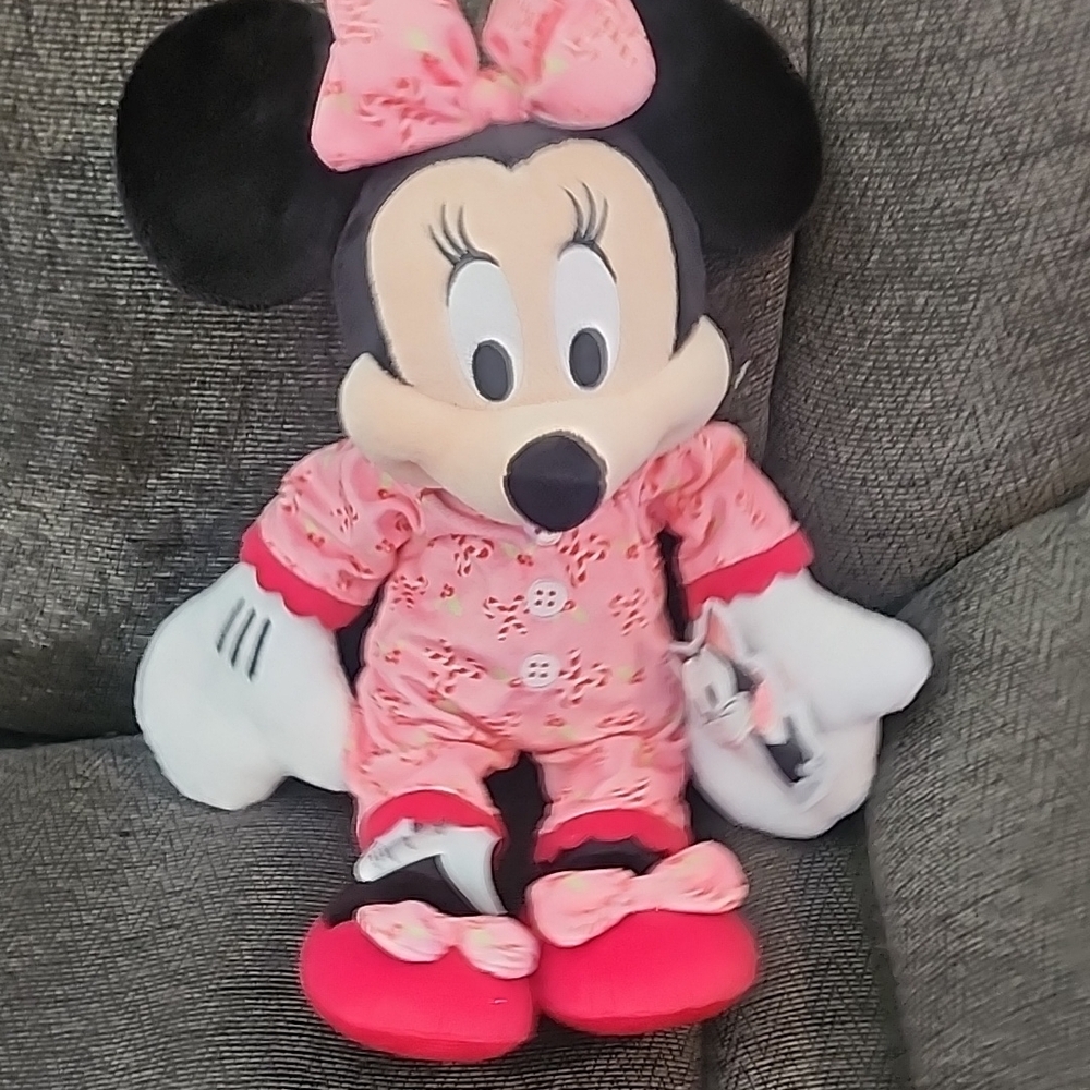 Disney Mickey and Minnie Mouse Holiday Plush Set - Red and Green - Picture 12 of 15